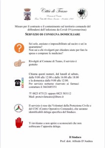 Nessuno è solo: scendono in campo i volontari.