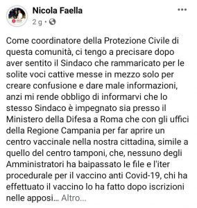 VACCINI? IL SINDACO FA IL TURISTA.