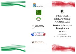 <H2></noscript>FESTIVAL  DELL’UNITA’  NAZIONALE Festival di Storia del  Risorgimento TEANO II EDIZIONE <br><H4><font color='black'>24  – 25  – 26 Ottobre 2023